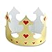 Hygloss Gold Paper Crowns 24 Pack - Paper Crowns for Kids to Decorate - Craft Activity - Blank Crown for Adults - Perfect for Parties, Celebrations - DIY Crown Crafts