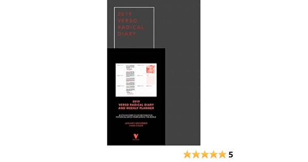 2019 Verso Radical Diary And Weekly Planner Verso Books 9781788731447 Amazon Com Books