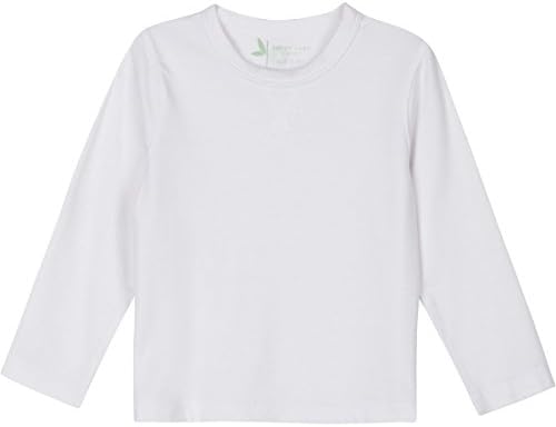 Shedo Lane Kids Sun Protective Long Sleeve T Shirts UPF 50+ UV SPF Sun Protection Tee White 12-18 Month
