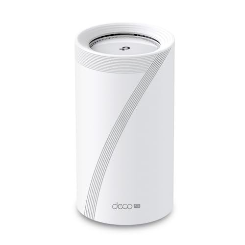 TP-Link Deco BE65-5G LTE WLAN Router, 5G Router SIM Card, Tri-band WiFi, 3 x 2.5 Gbps Ports, 320 MHz Channels, App Managed Only, No Web Management Page