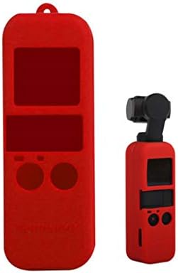 Insaneness for DJI OSMO Pocket Handheld Gimbal Protective Silicone Cover Case with Lanyard