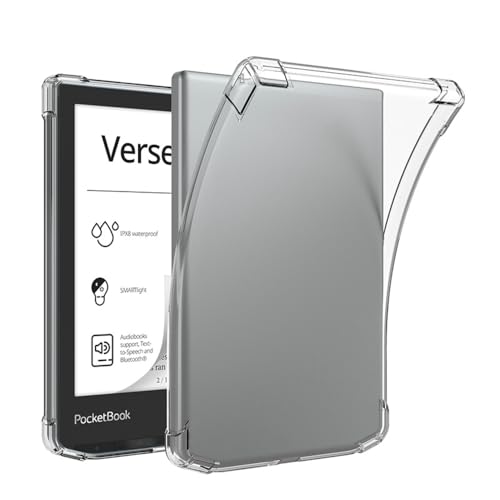 SZLONKOU E-Reader Clear Flexible Case for Pocketbook Verse/Verse Pro/Pro Color 6