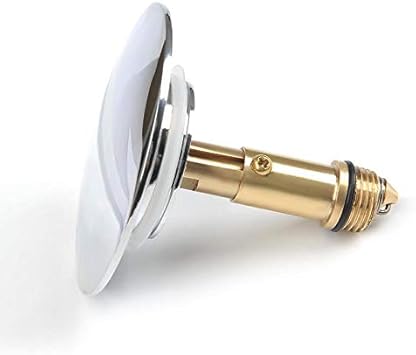 Bathroom Sink Drain Plug Stopper 69mm Push Pop Up Click Clack Plug Stopper Brass Slotted Plug Bolt Set Overflow For Waste Plug Washbasin Kitchen Bathroom Faucet Vessel Vanity Sink Chrome Plated Amazon Co Uk Diy