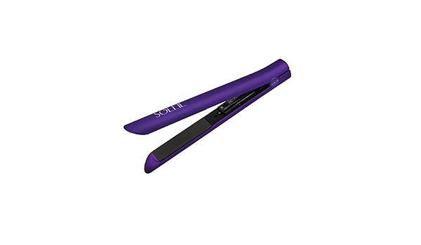 Amazon.com: Soleil metálico goma alisador de cabello púrpura : Belleza y  Cuidado Personal