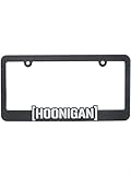Hoonigan Black-White Censor Bar Licence Plate Holder (Default , White)