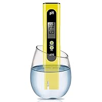 Car Guardiance Digital PH Meter, PH Meter 0.01 Resolution Pocket Size Water Quality Tester with ATC 0-14 pH Measurement Range for Household Drinking Water, Aquarium, Swimming Pools, Hydroponics-3