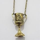 Helga Hufflepuff Cup Horcrux Necklace Pendant Book Deathly Hallows Hp Horcrux Transformation Hufflepuff's Cup Necklace