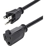StarTech.com 15ft (4.5m) Power Extension Cord, NEMA