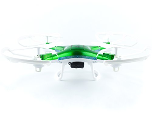 QCopter-Drone-Quadcopter-Metallic-Drones-With-HD-FPV-WiFi-Camera-Bonus-Battery-Crash-Kit-Incl-Green