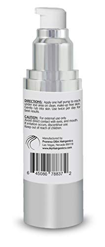 Pronexa Lavish Eyes: Anti-Aging Under Eye Gel Serum to Reduce the Appearance of Dark Circles, Puffiness, Bags, Wrinkles, Fine Lines & Crows Feet Around Eyes. 1.0 FL OZ.