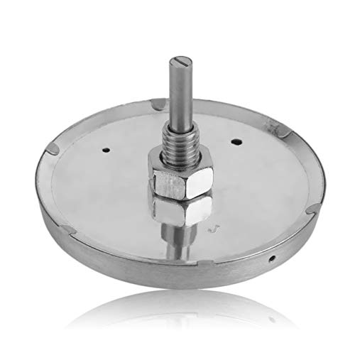 Dalkeyie Round Stainless Steel Oven Food Cooking Baking Double Metal Thermometer Household Temperature Gauge 60-430 Degrees Celsius(Silver)