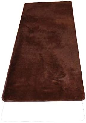 CLM Rugs, Oversized Rectangular Home Non-Slip Thick Bedside Rug Living Room Bedroom Kitchen Bathroom Toilet Mat (Color : Brown, Size : 120200CM)
