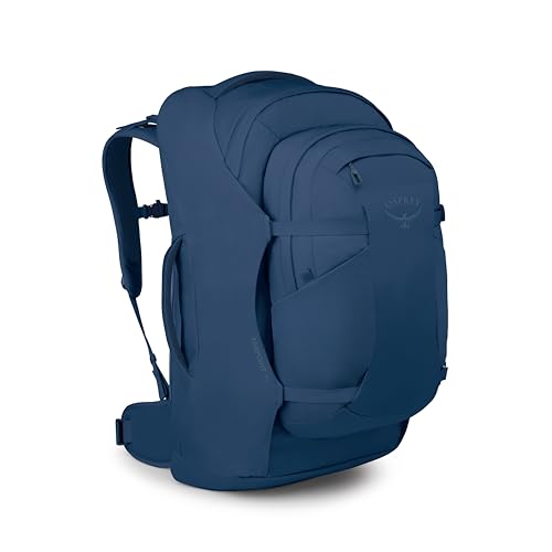 Osprey Farpoint Mens Travel Pack, 70L, Antique Blue