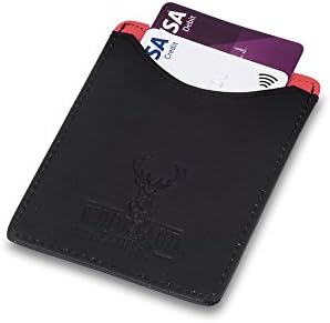 Woodland Leather Credit Card Money Clip 3.1" RFID Wallet. Credit card slots
