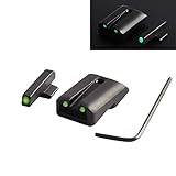 AKFIRE Sights 3-Dot Tritium Night Sights fits Novak