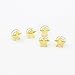 Idealgo 22cm 10pcs Twinkling Star Hair Spins Clip Bride Headwear Edge Clip Hairstyle Styling Tool Hair Pin Accessories (Gold (10pcs))