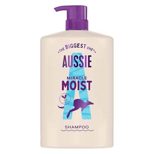 Miracle Moist Shampoo 1000ml, Formule Hydratante Pour Revitaliser et Restaurer les Cheveux Fragiles et Secs, Infusé à l'Huile de Noix de Macadamia Australienne, Sans Cruauté