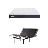 LUCID L150 Adjustable Bed Steel Frame and Lucid 8