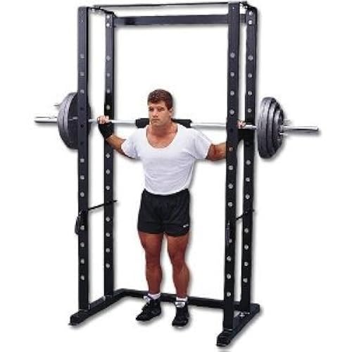 Ader Heavy Duty Power Rack Cage w/300lb Black Set Free Mat in
