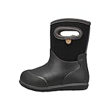 Bogs Kids Baby Classic Boot, Solid Black, Size 6