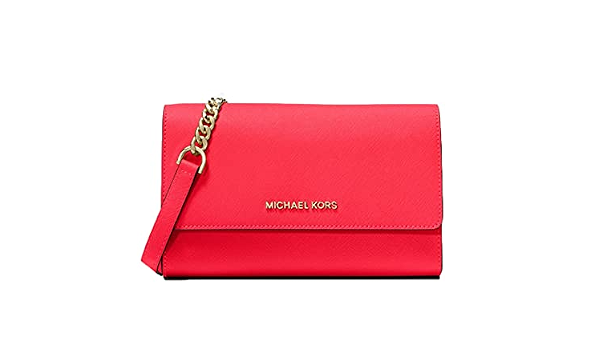 Amazon.com: MICHAEL Michael Kors Bolso bandolera 3 en 1 de piel Saffiano -  Coral : Ropa, Zapatos y Joyería