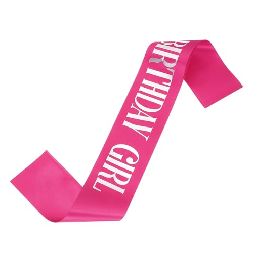 Bright Pink, Silver Lettering