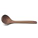 Axe Sickle Natural Straight Handle Wooden Spoon 10.6 inch Classic Wooden Tableware Kitchen Soup Spoon,Porridge Spoon, Kitchen Sauces Soups Cooking Tools 1pcs.