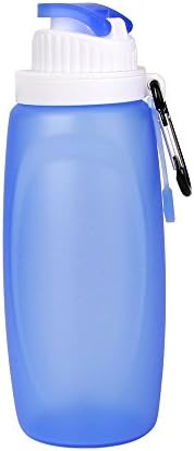 Silicone Water Bottles Captain Crafts Collapsible, Foldable Sports Camping Silicone Bottle 320ML(S3-Mini)