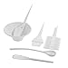 Anself 6Pcs Salon Hair Coloring Dyeing Kit Brush Comb Bowl Hair Tint Mixing Bowl DIY Hair Colouring Set