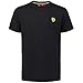 Ferrari Men's Black Classic Crew Neck 2018 T-Shirt (Medium)
