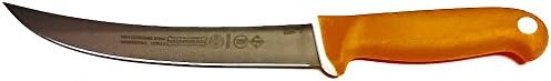Mundial Mundihunt 8" Breaking Knife - Soft Grip In Blaze Orange - High-Carbon Stainless Steel Blade - Commercial Grade Knife For Meat Processing
