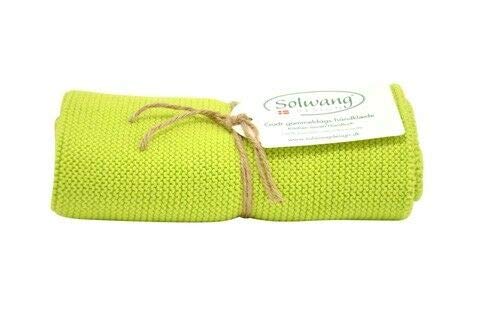 Solwang Kitchen towels lime green.