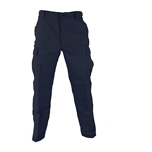 Propper Men's Zip Fly BDU Trouser, LAPD Navy, Large Long