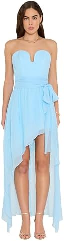 kenna strapless a-line dress Petal and Pup Women's Kenna Strapless Midi Dress