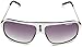 Carrera Cool/S Navigator Sunglasses,White, Black & Palladium Frame/Grey Gradient Lens,One Size