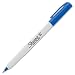 Sharpie 37003 Ultra-Fine Permanent Marker, Marks on Paper and Plastic, Resist Fading and Water, AP Certified, Blue Color, Pack of 12