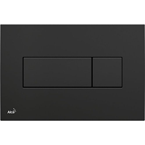 AlcaplastDual-Flush Actuator Plate Black (works ONLY with one of Alcaplast Inwall Carriers/Tanks)