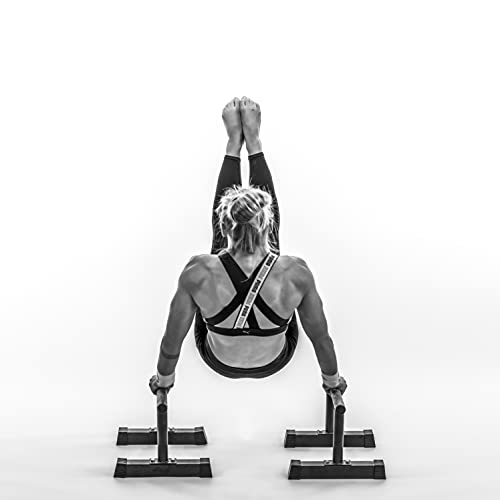 RAMASS Parallele Calisthenics, Gymnastics, Fitness, Free Body for Men and Women, Steel Alloy