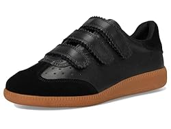 Steve Madden Women's Momentum Sneaker, Black, 6