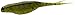 Zoom 056019 Super Fluke Junior Bait , 4-Inch, 10-Pack, Watermelon Seed