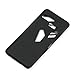 Orzero TPU Case for ASUS ROG Phone (Not fit for Rog Phone 2 2019) Soft Slim with RGB Logo Cutout Full Protection (Lifetime Replacement)-Matte Black