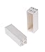 Strictly Briks Stackable White Short Base Plates for Building Blocks - Compatible with Lego & Major Brands - 10 x 10 in - 4-Pack & 30 Stackers