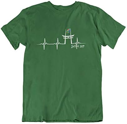 FreeWillShirts - South Africa Heart Strip - Mens Rugby Championship T-Shirt T-Shirt