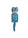 Limited Edition Scuba Blue Kitty-Cat Clock - Made by Kit-Cat Klock® 3/4 Size Authentic