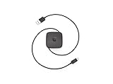 Griffin Compact Retractable Charge & Sync Lightning Cable for iPod, iPhone, and iPad - Tangle-free charge/sync Lightning cable