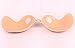 Usstore Women Vest Silicone Self Adhesive Push Up Strapless Invisible Bra Backless (C-D, Flesh)