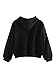 ROMWE Women's Drop Shoulder Long Sleeve Hooded Drawstring Comfy Sweatshirt