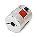 RATTMMOTOR 3Pcs 6.35mm to 10mm Plum Flexible Shaft Coupling D25L30 6.35x10mm Aluminum Coupler Jaw Spider Shaft 1/4 Inch Servo Stepper Motor Connector for CNC Router Engraver Milling Machine,3D Printer