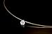 QTMY Transparent Clear Invisible Chain Crystal String Cord Rhinestone Zircon Pendant Necklace (8mm)