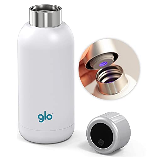 Glo-Botella-Purificadora-De-Agua-Acero-Inoxidable-Sin-Bpa-400Ml-Mantiene-El-Agua-Caliente-12H-Y-Fria-24H-Pure-Bottle